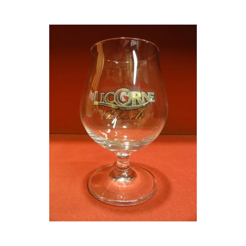 6 VERRES LICORNE BLACK 25CL