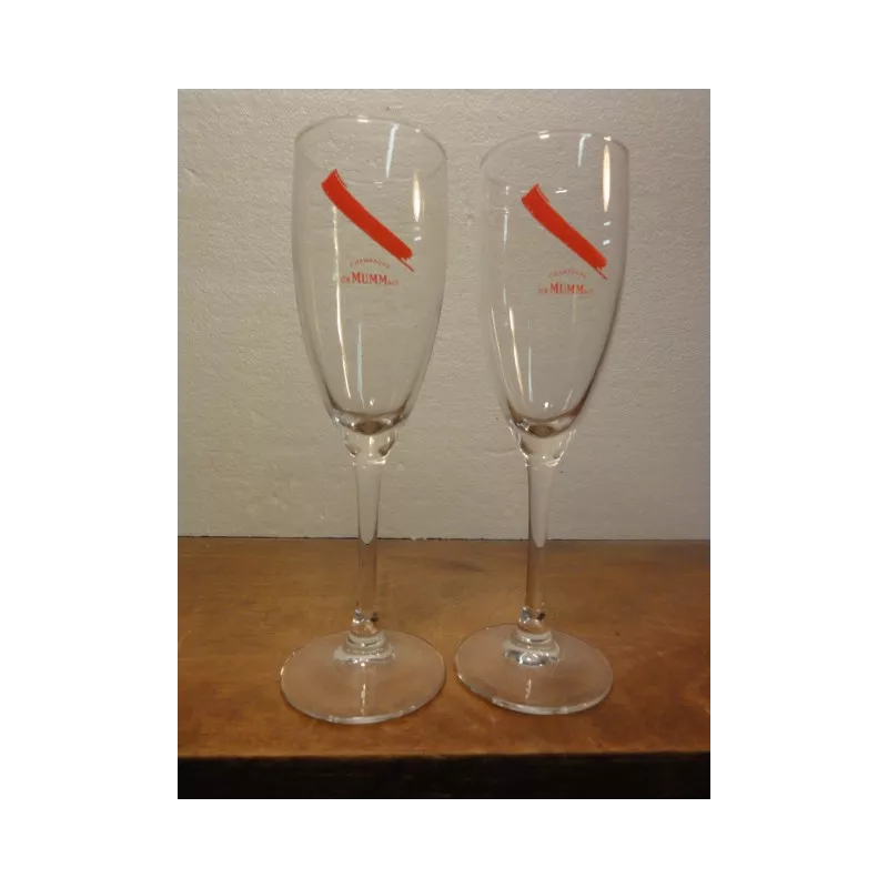 DEUX FLUTES CHAMPAGNE MUMM 10CL Tigrebock