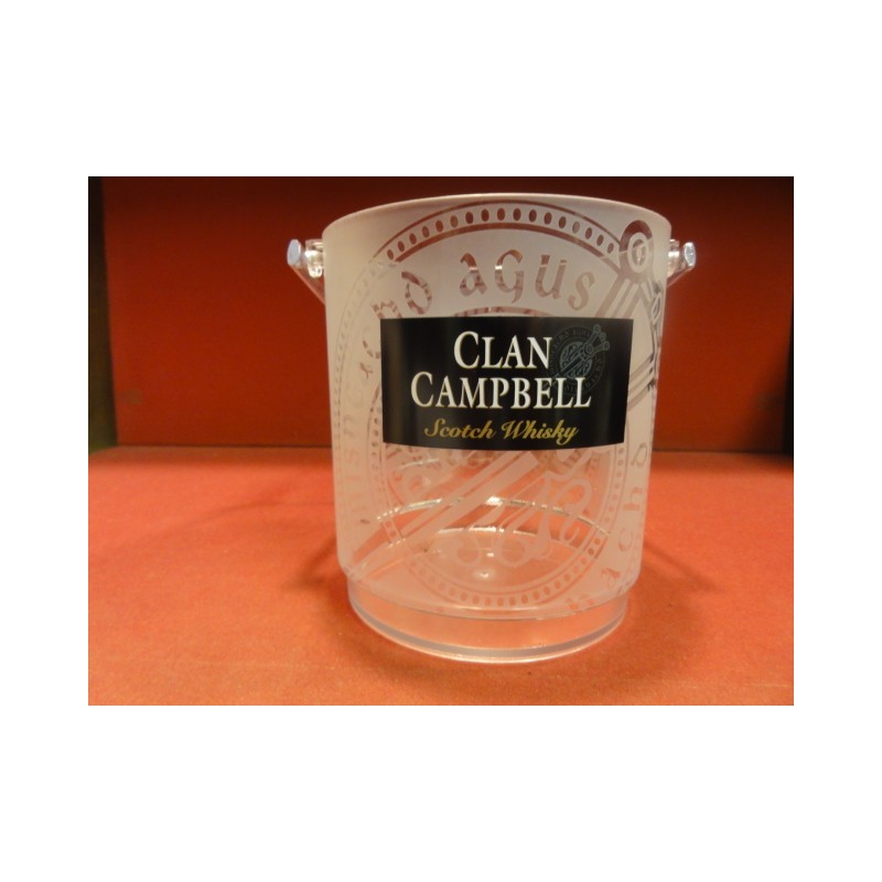 1 SEAU A GLACE CLAN CAMPBELL  HT 13CM