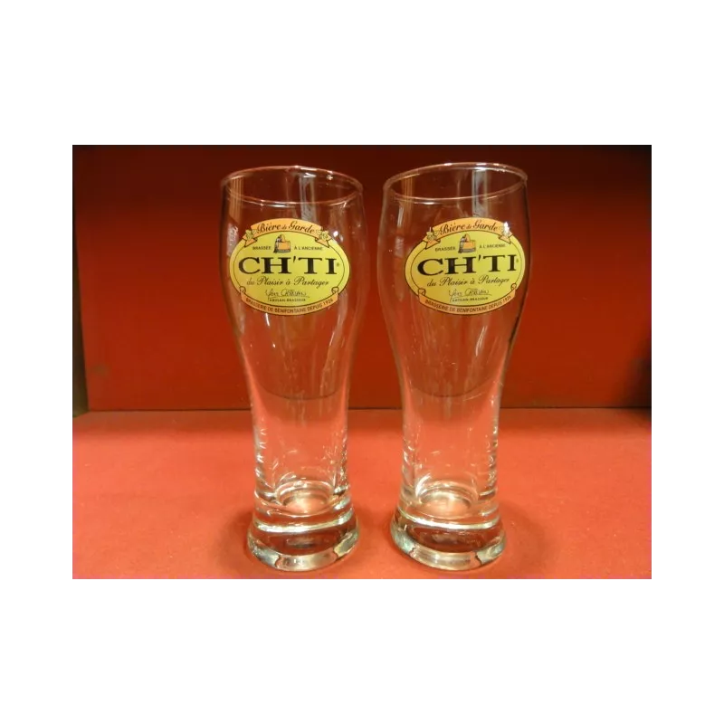 DEUX VERRES CH'TI 25CL