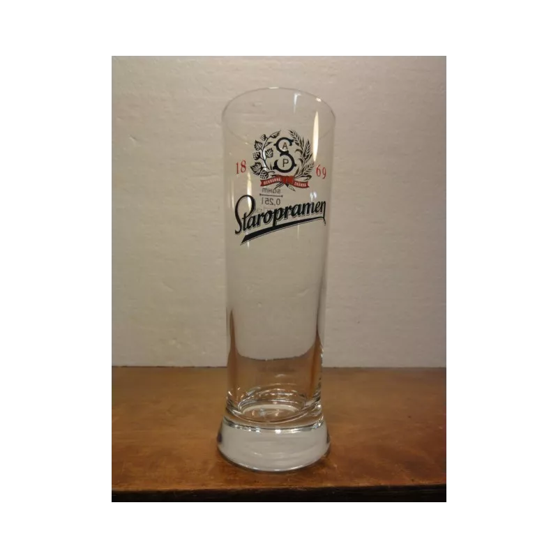 1 VERRE STAROPRAMEN 25CL