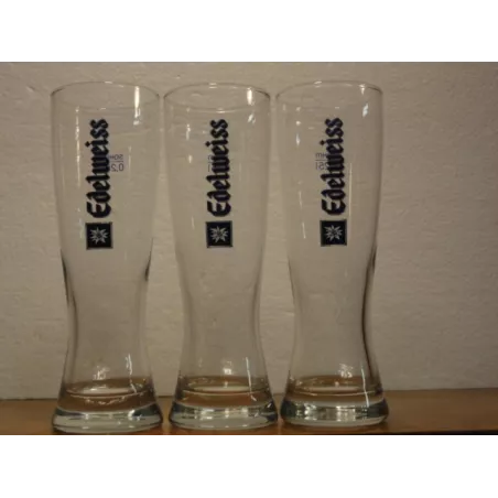 3 VERRES EDELWEISSE 25CL