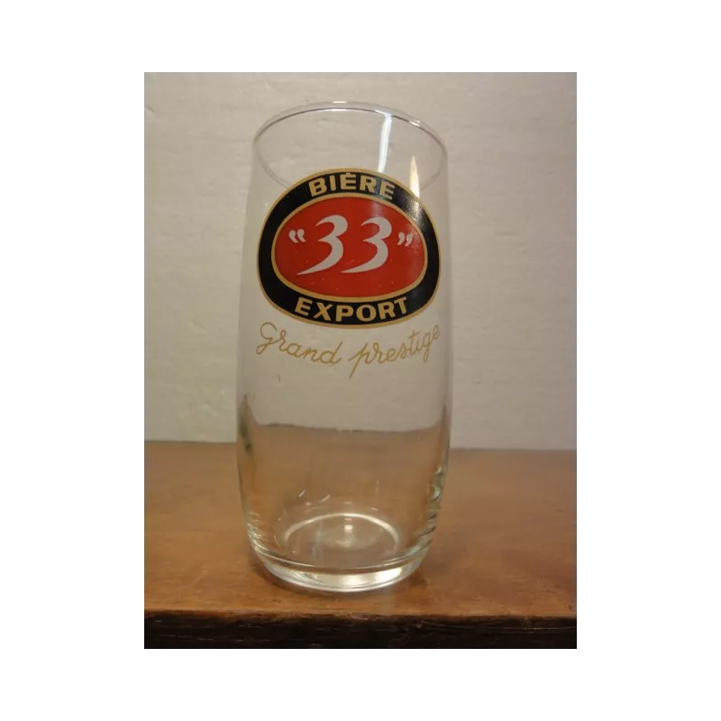 1 VERRE BIERE"33" EXPORT 25CL