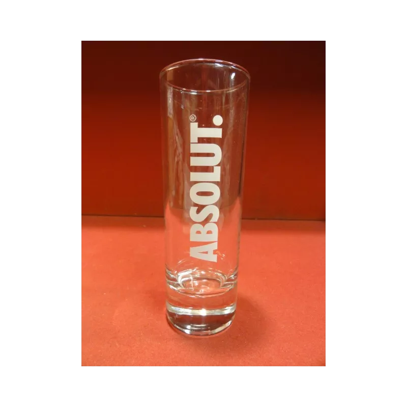 6 VERRES VODKA  ABSOLUT 22CL