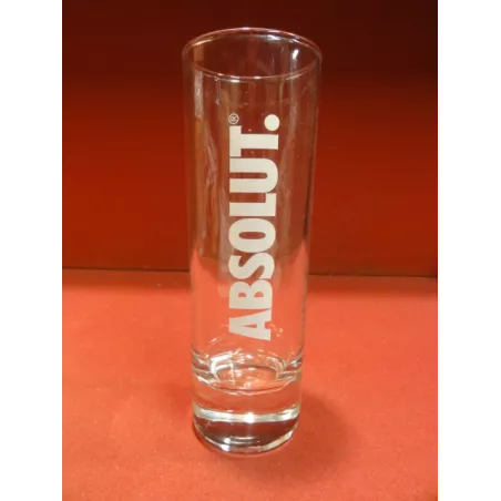 6 VERRES VODKA  ABSOLUT 22CL