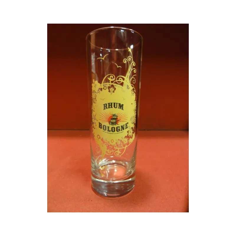 6 VERRES RHUM BOLOGNE 30CL