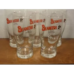 5 VERRES BEAMISH 50CL