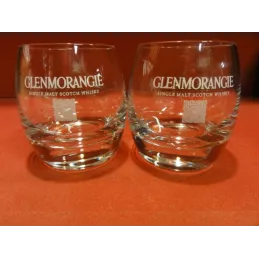 DEUX VERRES WHISKY GLEN MORANGIE 