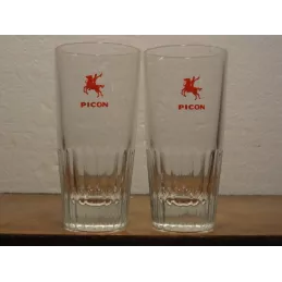 2 VERRES PICON HT. 11CM