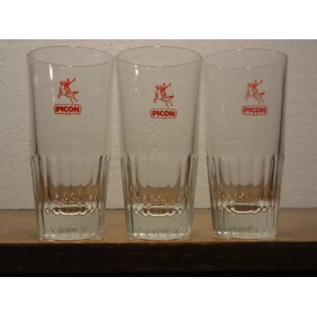 3 VERRES PICON HT. 11CM