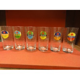 6 VERRES VEDETT COLLECTOR 33cl