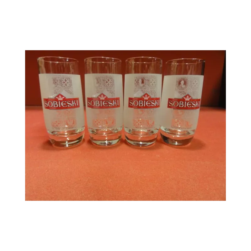 4 VERRES SOBIESKI 8CL