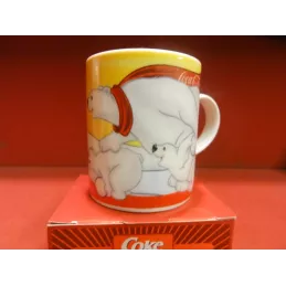 1 MINI  MUG COLLECTOR COCA-COLA  3 OURS 