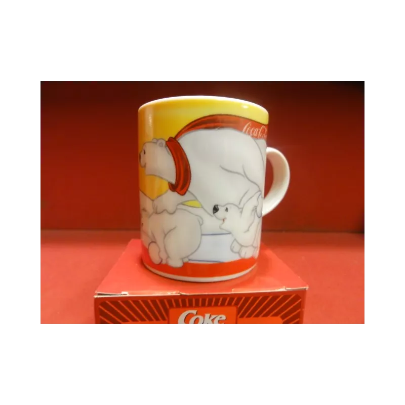 1 MINI  MUG COLLECTOR COCA-COLA  3 OURS 