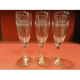 3 VERRES A KIR CASSIS BIGALLET 10CL