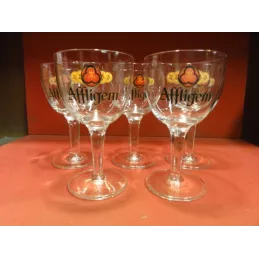 5 VERRES AFFLIGEM 25CL