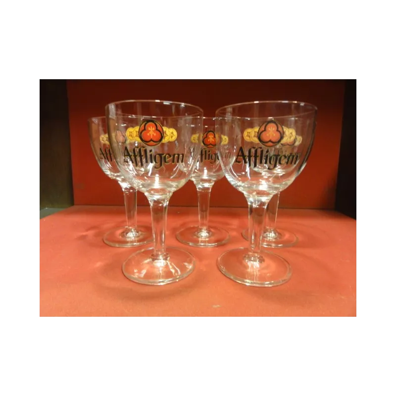 5 VERRES AFFLIGEM 25CL