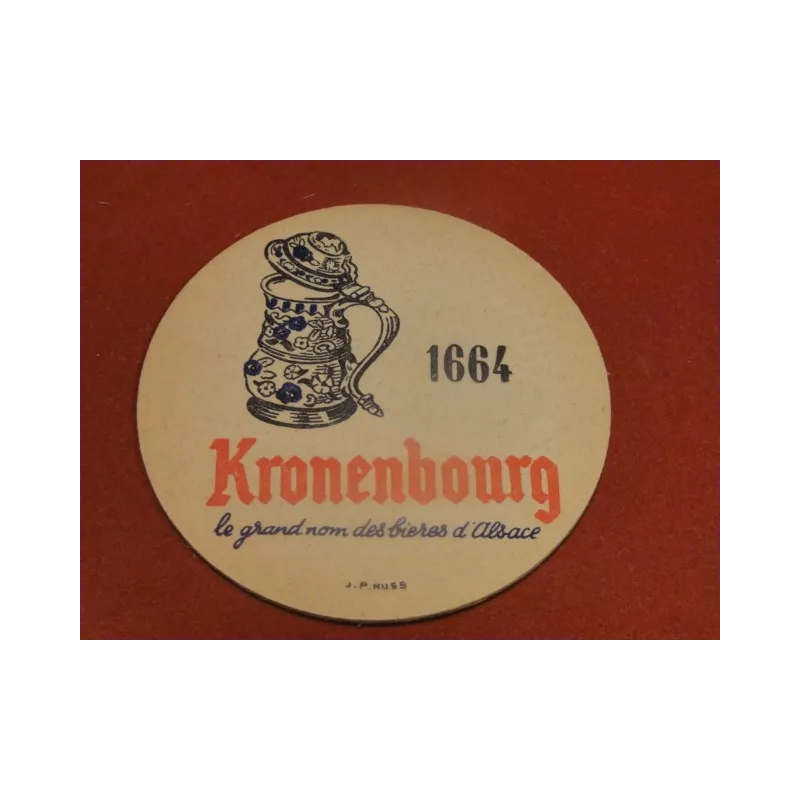 1 SOUS BOCK KRONENBOURG 1664