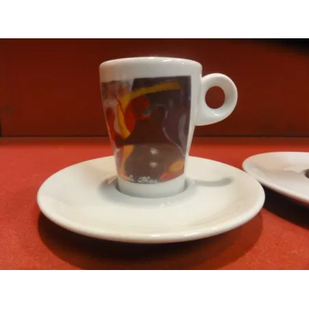 6 TASSES A CAFE FOLLIET DECENTREES