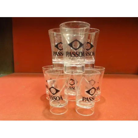 8 VERRES PASSOA  HT. 7CM