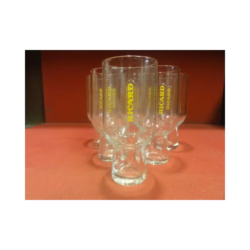 6 VERRES RICARD MATHIEU LEHANNEUR 20CL