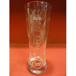 1 VERRE SUPER BOCK 25CL HT 18CM