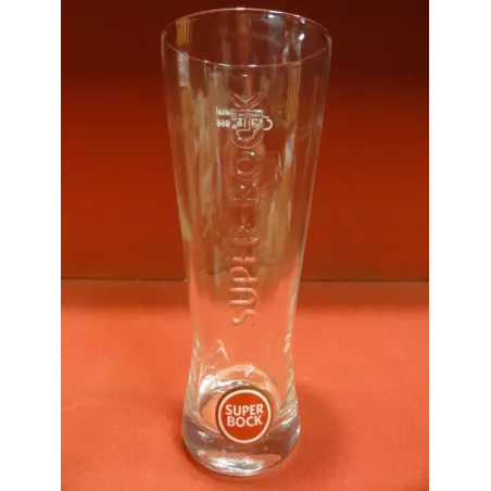 1 VERRE SUPER BOCK 25CL HT 18CM