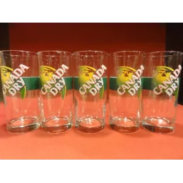 5 VERRES CANADA DRY 25CL