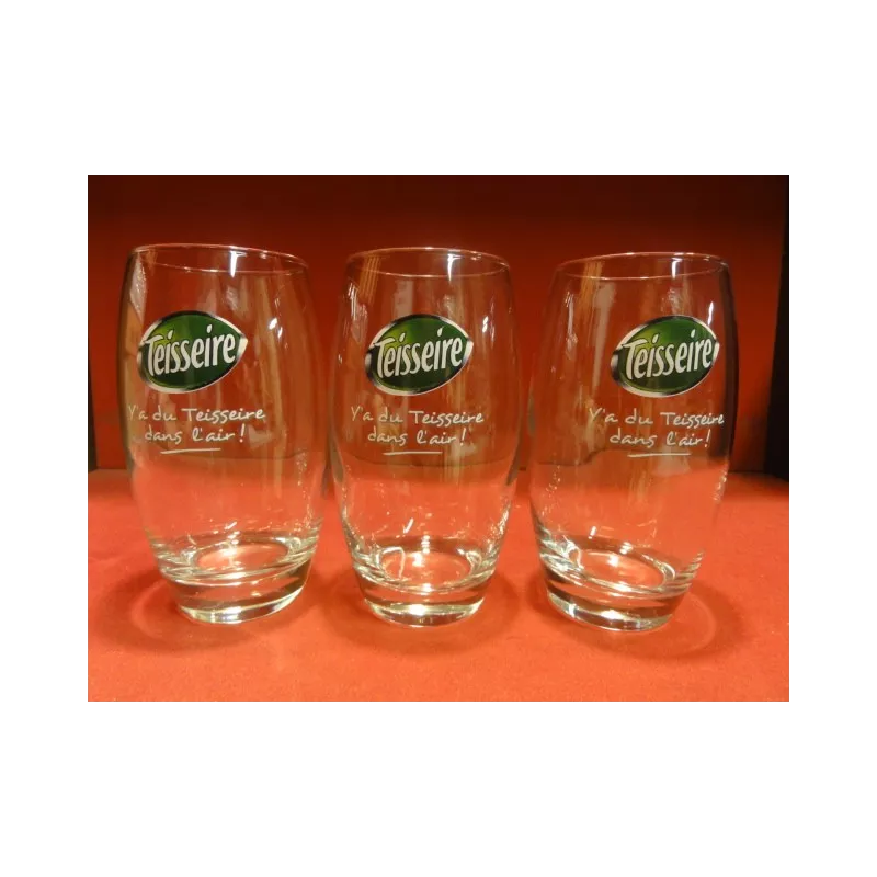 3 VERRES TEISSEIRE 50CL