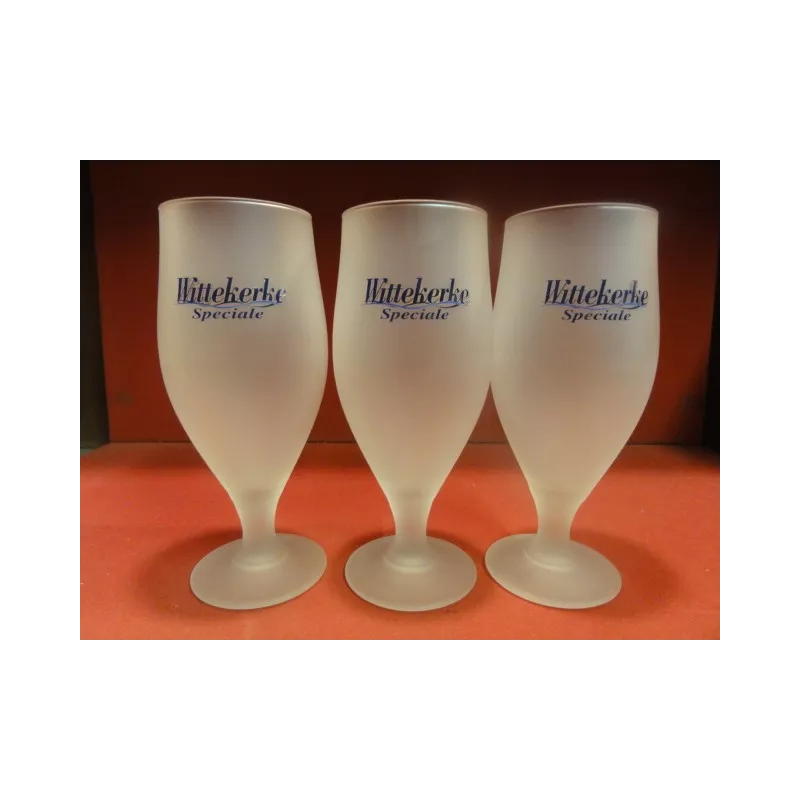 3 VERRES WITTEKERKE GIVRES 25CL