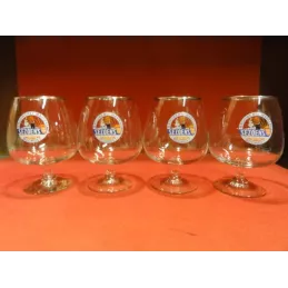 4 VERRES SEZOENS  33CL  STYLE COGNAC