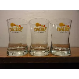 3 VERRES  APERITIF DAURE 