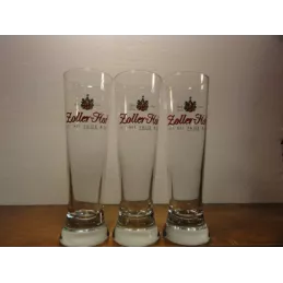 3 VERRES EMAILLES  ZOLLER-HOF 30CL