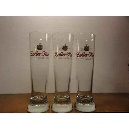 3 VERRES EMAILLES  ZOLLER-HOF 30CL