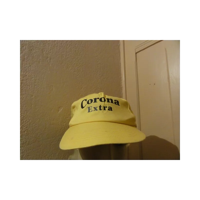 1 CASQUETTE CORONA  JAUNE NEUVE