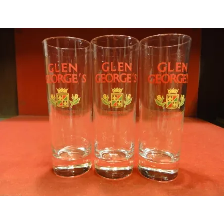 3 VERRES WHISKY GLEN GEORGE'S 22CL