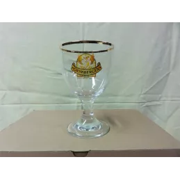 boite de 6 verres grimbergen logo jaune 25cl