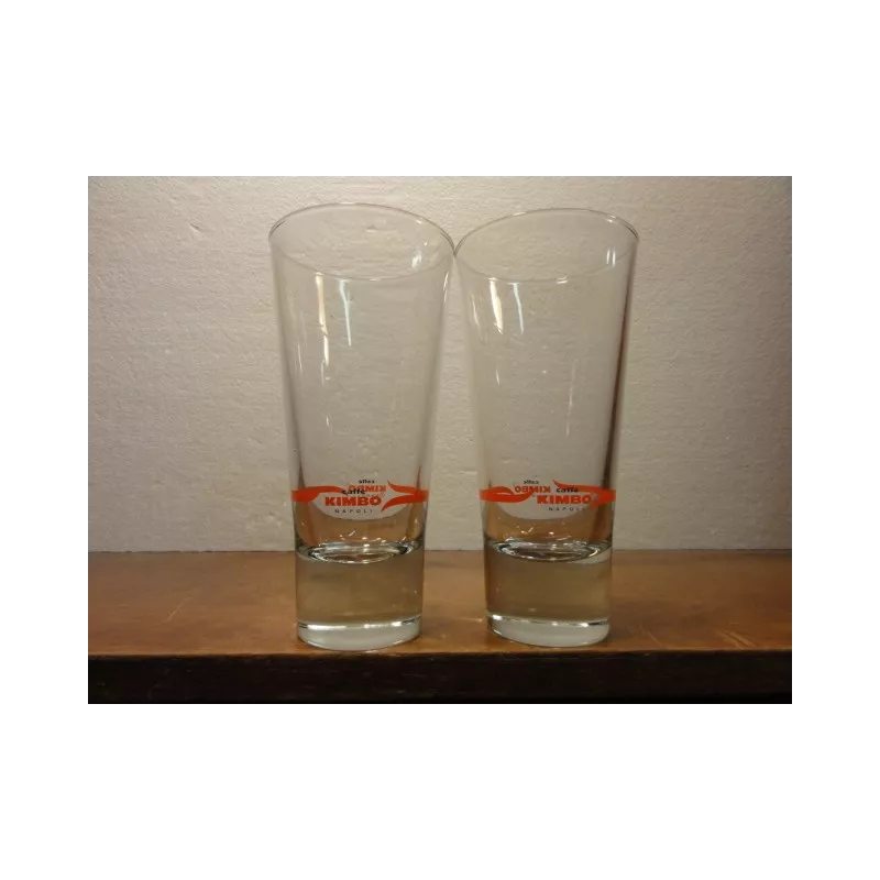 2 VERRES  CAFE KIMBO HT. 16CM