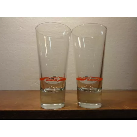 2 VERRES  CAFE KIMBO HT. 16CM