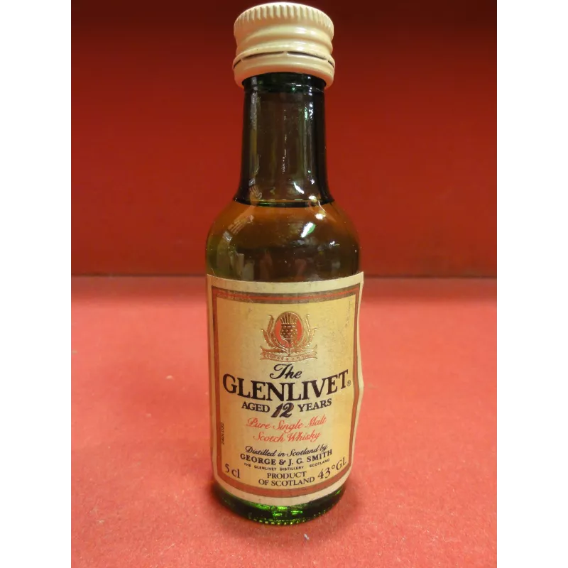 1 MIGNONNETTE WHISKY THE GLENLIVET  5CL