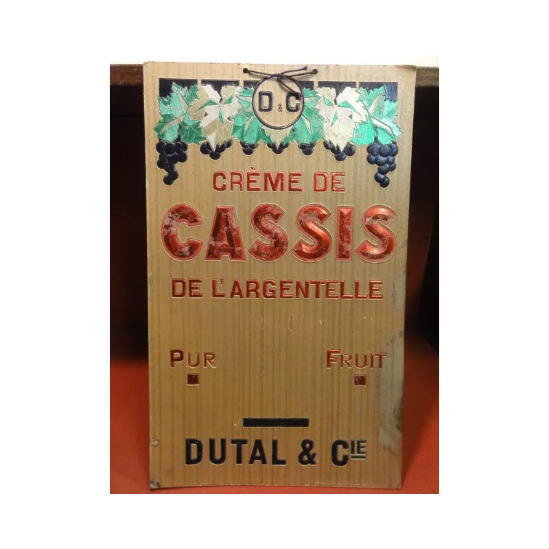 1 CARTON CREME DE CASSIS  DUTAL