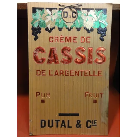 1 CARTON CREME DE CASSIS  DUTAL