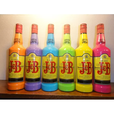 6 BOUTEILLES J&B COLLECTORS EDITION LIMITEE 2em SERIE