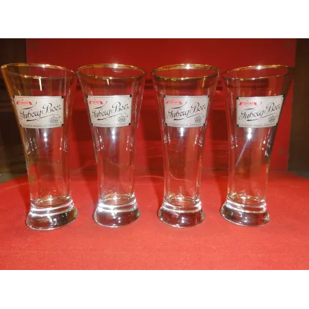 4 VERRES TUBORG BEER   25CL