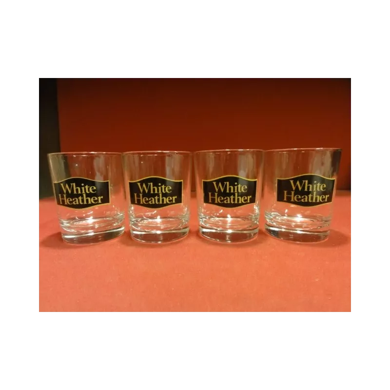 4 VERRES WHITE HEATHER ( BABY)