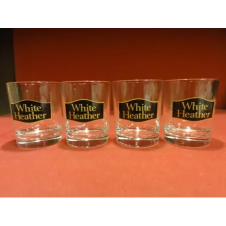 4 VERRES WHITE HEATHER ( BABY)