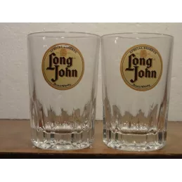 2 VERRES WHISKY LONG JOHN 15CL