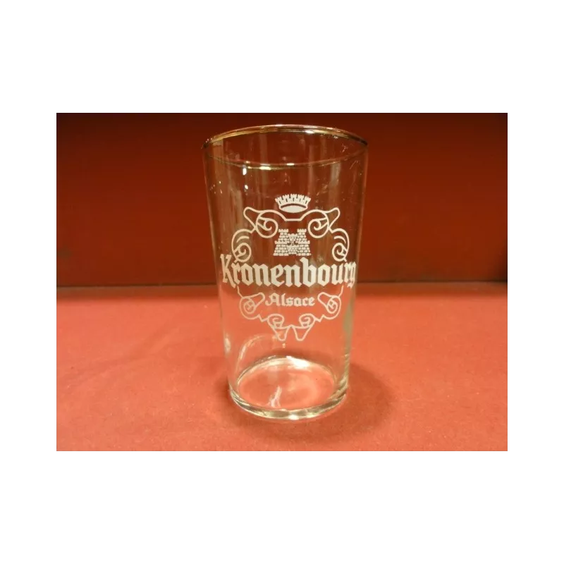 1 VERRE KRONENBOURG 25CL HT. 10.70CM 