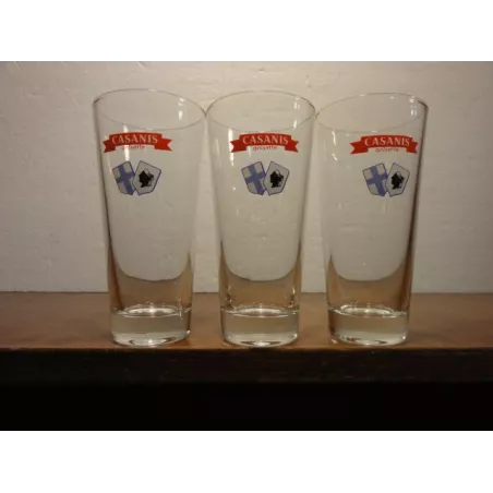 3 VERRES CASANIS ANISETTE 12CM