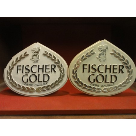 2 PLASTIQUES  FISCHER GOLD 